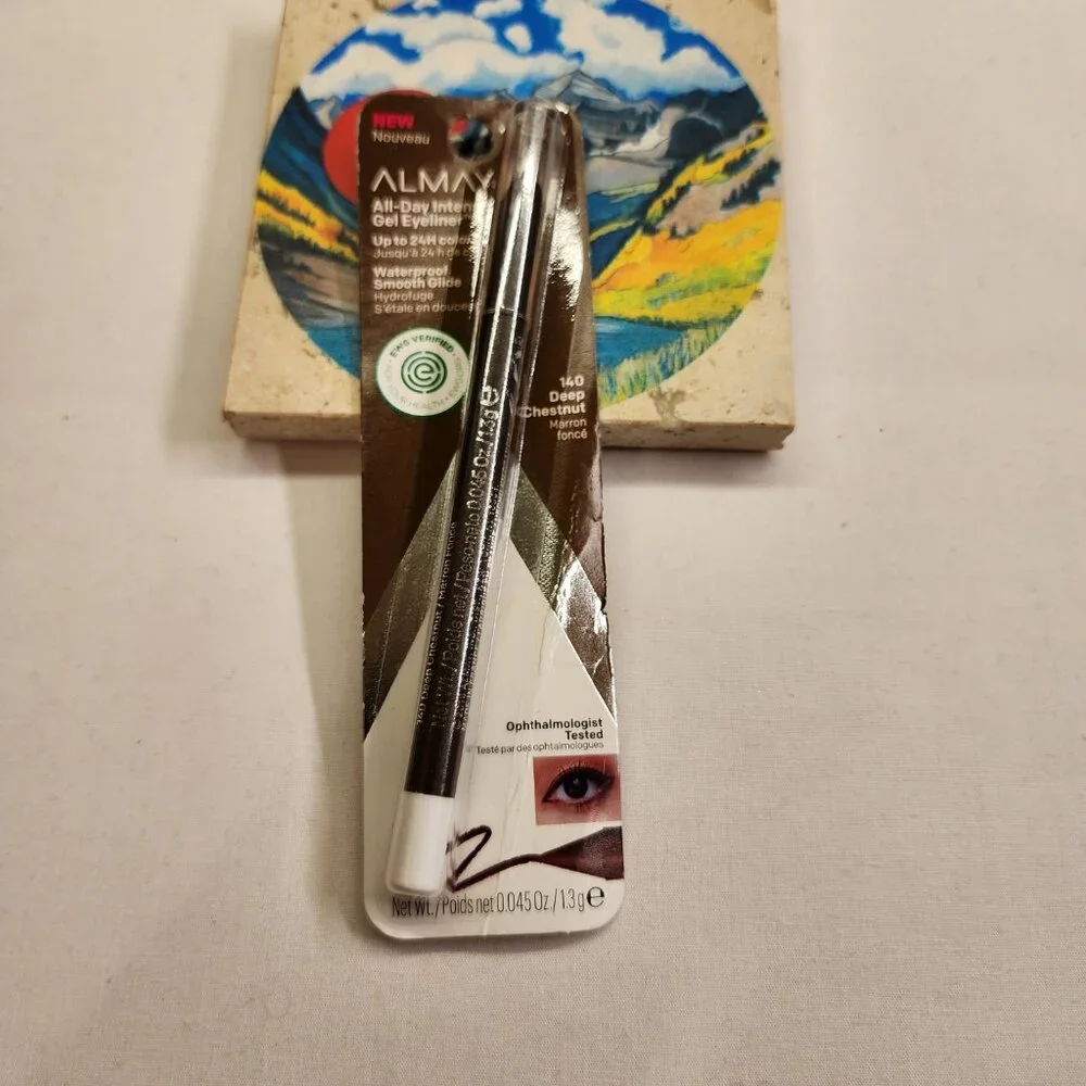Almay All-Day Intense Gel Eyeliner Pencil, Waterproof - #140 Deep Chestnut
